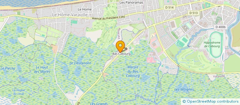 localisation de l'entreprise MONSIEUR PASCAL LANDRON  CABOURG