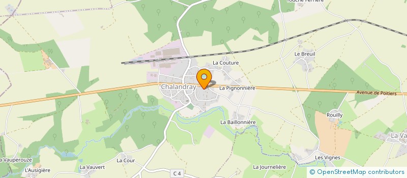localisation de l'entreprise MONSIEUR PASCAL LANDRY à CHALANDRAY