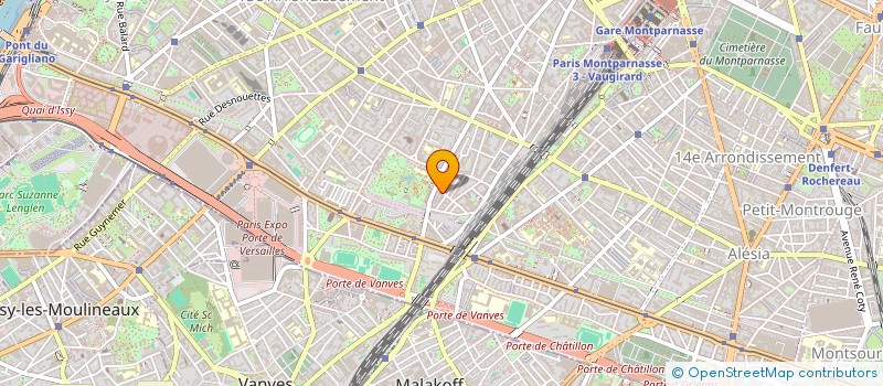 localisation de l'entreprise MONSIEUR PASCAL LANGEVIN  PARIS