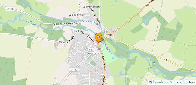 localisation de l'entreprise MONSIEUR PASCAL LANGLOIS  ARGENT-SUR-SAULDRE