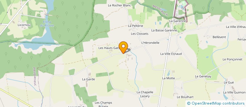 localisation de l'entreprise MONSIEUR PASCAL LANGLOIS à MEILLAC