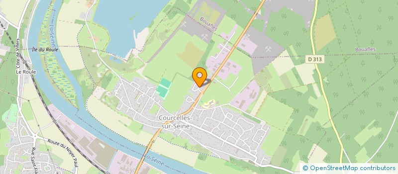 localisation de l'entreprise MONSIEUR PASCAL LANGLOIS  COURCELLES-SUR-SEINE