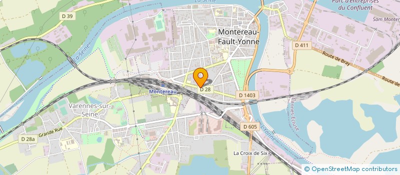 localisation de l'entreprise MONSIEUR PASCAL LANIESSE  MONTEREAU-FAULT-YONNE