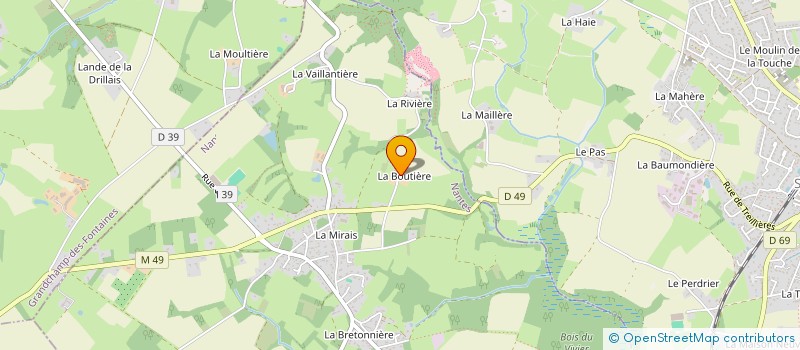 localisation de l'entreprise MONSIEUR PASCAL LANNUZEL  LA CHAPELLE-SUR-ERDRE