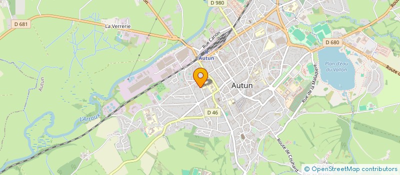 localisation de l'entreprise MONSIEUR PASCAL LANNY  AUTUN