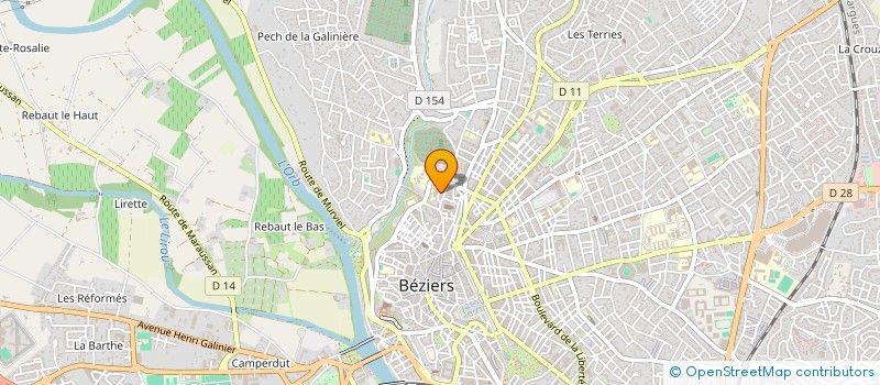 localisation de l'entreprise MONSIEUR PASCAL LARDY  BEZIERS