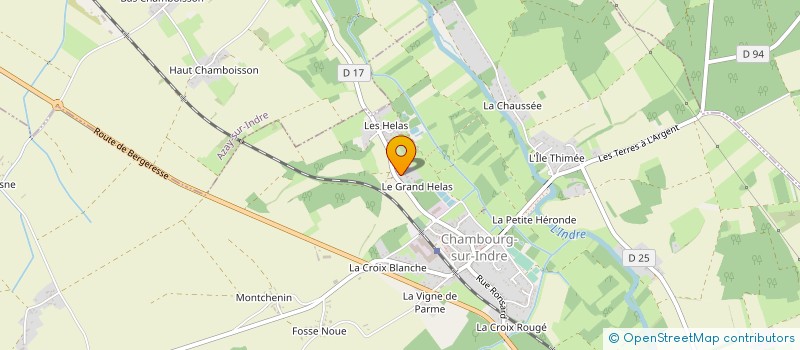 localisation de l'entreprise MONSIEUR PASCAL LAROCHE à CHAMBOURG-SUR-INDRE