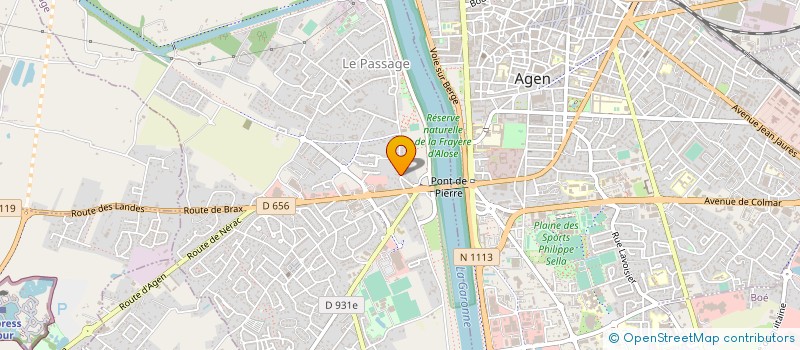 localisation de l'entreprise MONSIEUR PASCAL LAROCHE  LE PASSAGE