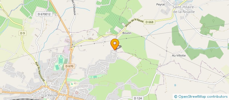 localisation de l'entreprise MONSIEUR PASCAL LARONDE  LA REOLE