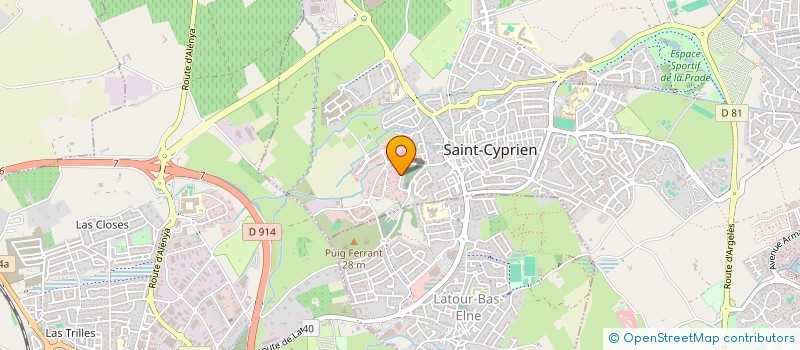 localisation de l'entreprise MONSIEUR PASCAL LARROQUE  SAINT-CYPRIEN