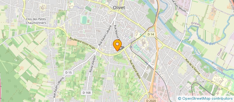 localisation de l'entreprise MONSIEUR PASCAL LARTIGAU à OLIVET