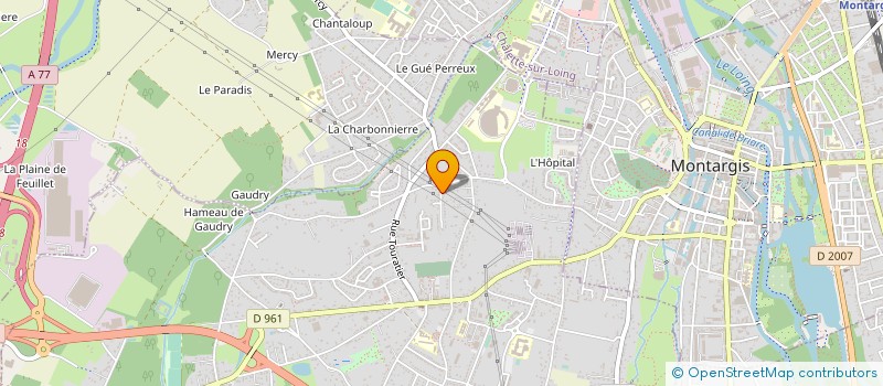 localisation de l'entreprise MONSIEUR PASCAL LARUE à VILLEMANDEUR