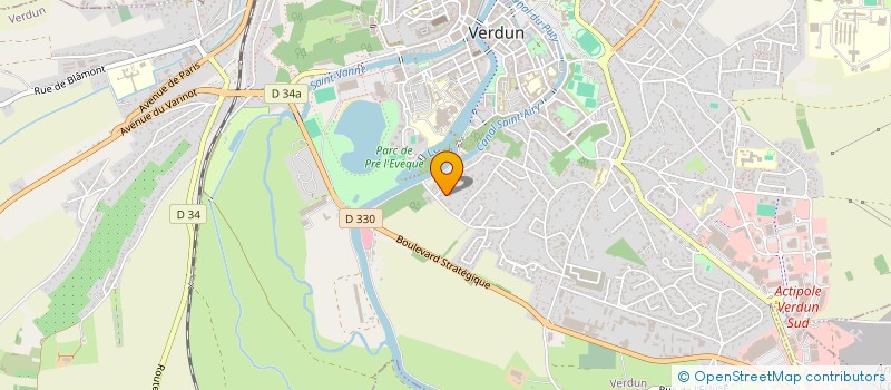 localisation de l'entreprise MONSIEUR PASCAL LARUE à VERDUN