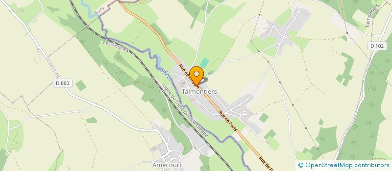 localisation de l'entreprise MONSIEUR PASCAL LASALLE  TALMONTIERS