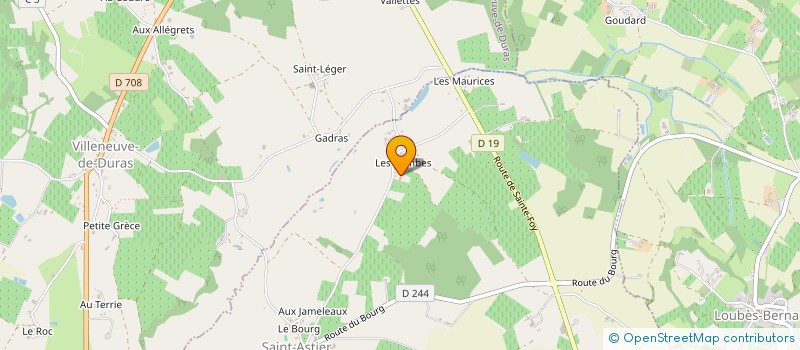localisation de l'entreprise MONSIEUR PASCAL LASSOUTANIE à SAINT ASTIER