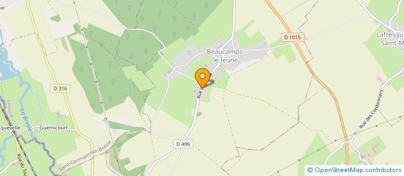 localisation de l'entreprise MONSIEUR PASCAL LATOUR  BEAUCAMPS-LE-JEUNE