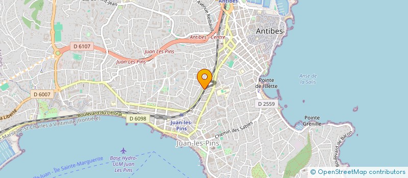 localisation de l'entreprise MONSIEUR PASCAL LAUGIER à ANTIBES