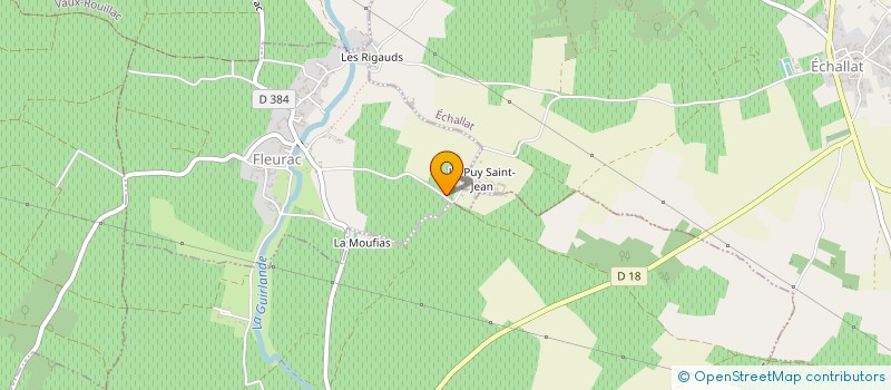 localisation de l'entreprise MONSIEUR PASCAL LAUNAY  FLEURAC