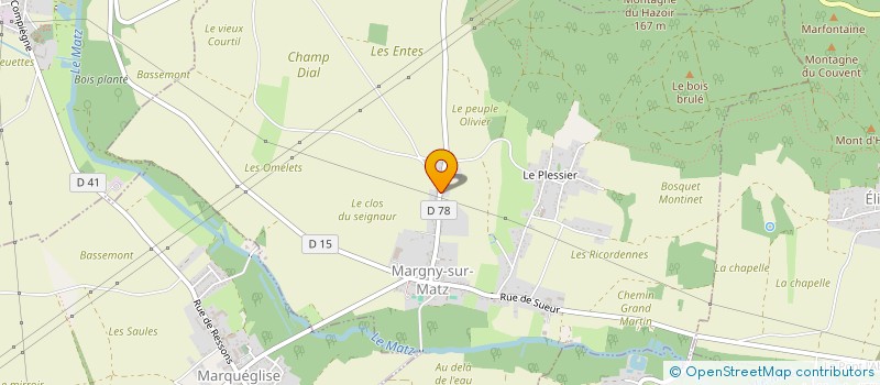 localisation de l'entreprise MONSIEUR PASCAL LAURENDOT  MARGNY-SUR-MATZ