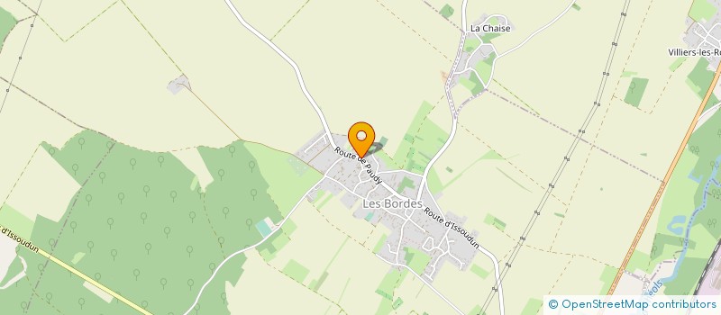 localisation de l'entreprise MONSIEUR PASCAL LAURENT à LES BORDES