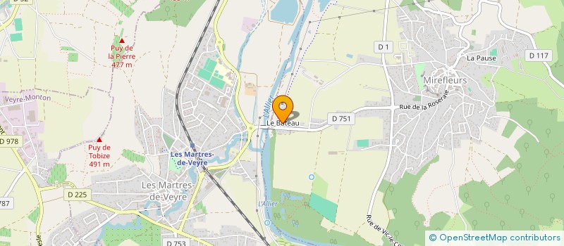 localisation de l'entreprise MONSIEUR PASCAL LAVERGNE  MIREFLEURS