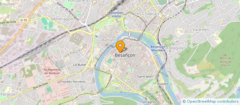 localisation de l'entreprise MONSIEUR PASCAL LAVILLE à BESANCON