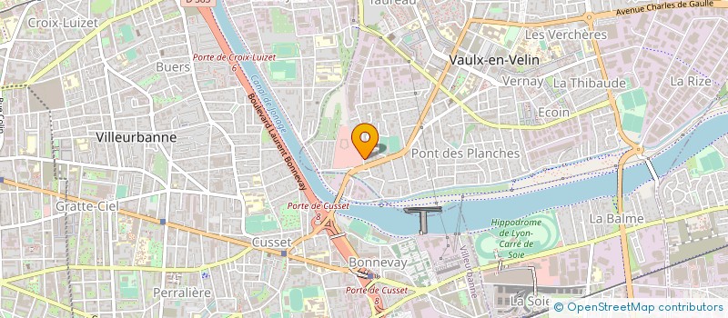 localisation de l'entreprise MONSIEUR PASCAL LAZZARO  VAULX-EN-VELIN