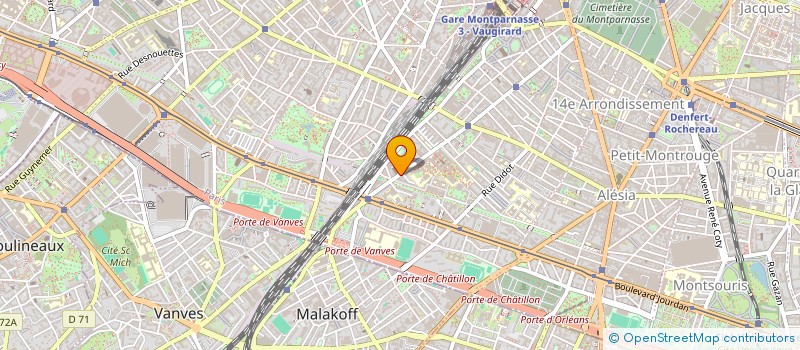 localisation de l'entreprise MONSIEUR PASCAL LE BARBIER DE BLIGNIERES  PARIS