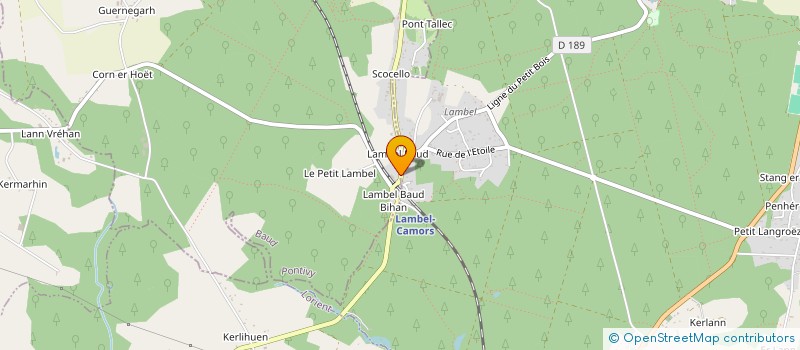 localisation de l'entreprise MONSIEUR PASCAL LE BOURGEOIS  BAUD