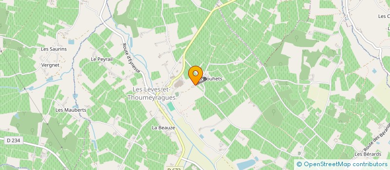 localisation de l'entreprise MONSIEUR PASCAL LE BRETON  LES LEVES-ET-THOUMEYRAGUES