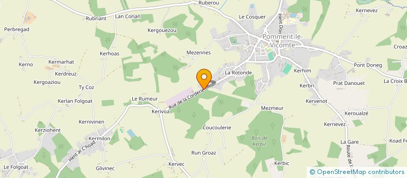 localisation de l'entreprise MONSIEUR PASCAL LE CHAFFOTEC à POMMERIT-LE-VICOMTE
