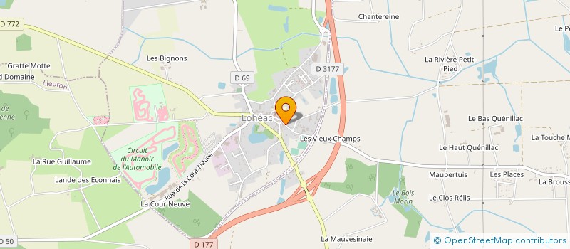 localisation de l'entreprise MONSIEUR PASCAL LE COGUIC  LOHEAC