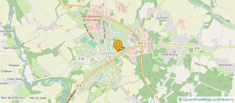 localisation de l'entreprise MONSIEUR PASCAL LE CORRE  PLOUEC-DU-TRIEUX