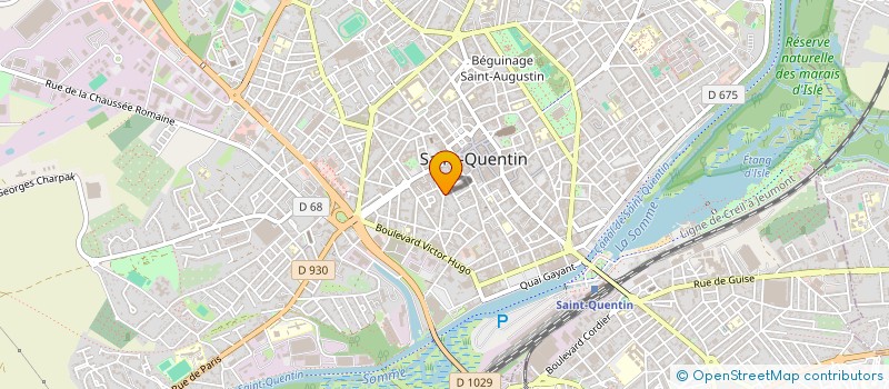 localisation de l'entreprise MONSIEUR PASCAL LE CORRE à SAINT-QUENTIN