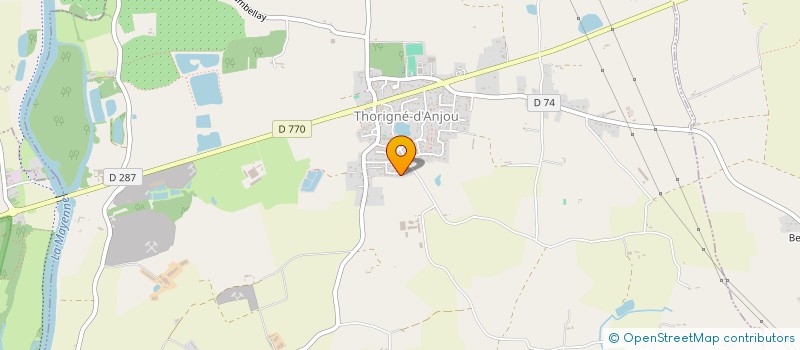 localisation de l'entreprise MONSIEUR PASCAL LE CROM  THORIGNE-D'ANJOU