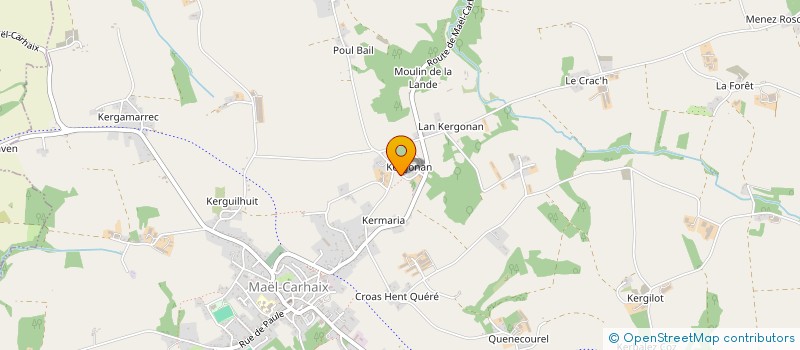 localisation de l'entreprise MONSIEUR PASCAL LE FLEM  PAULE