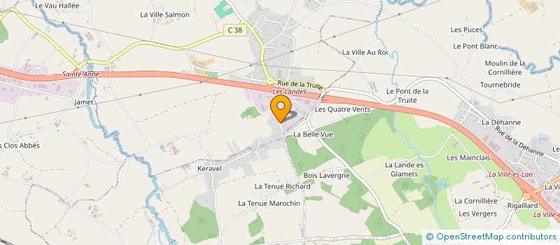 localisation de l'entreprise MONSIEUR PASCAL LE FLOCH  PLUC-L'HERMITAGE