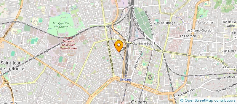 localisation de l'entreprise MONSIEUR PASCAL LE FLOCH à ORLEANS