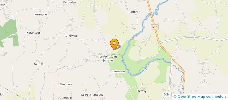 localisation de l'entreprise MONSIEUR PASCAL LE GARFF  CHATELAUDREN-PLOUAGAT