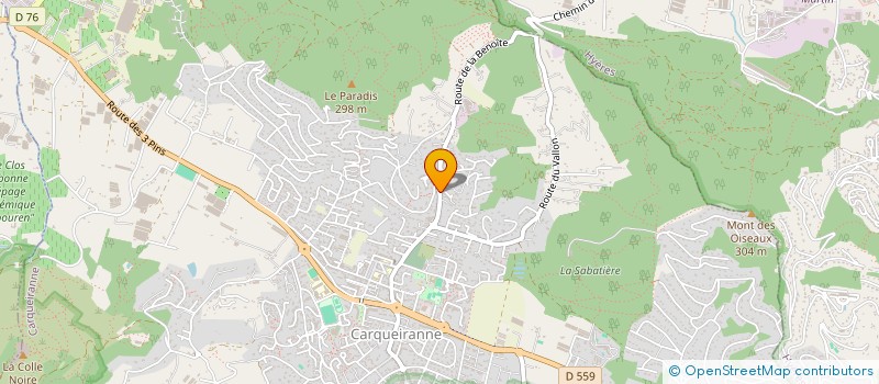 localisation de l'entreprise MONSIEUR PASCAL LE GARREC  CARQUEIRANNE