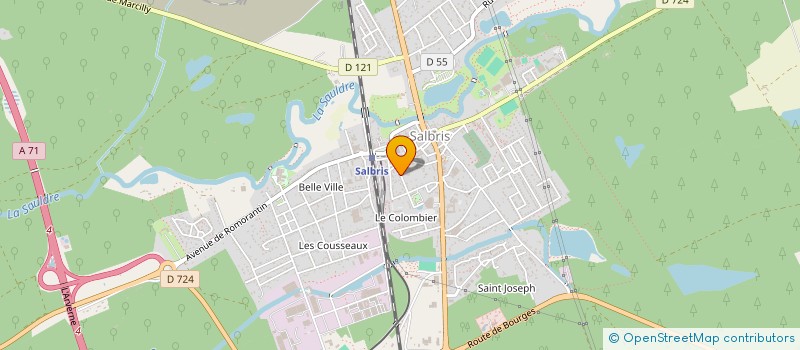 localisation de l'entreprise MONSIEUR PASCAL LE GRAND  SALBRIS