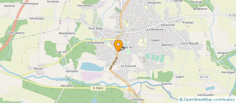 localisation de l'entreprise MONSIEUR PASCAL LE GRAND  BAUD
