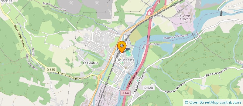 localisation de l'entreprise MONSIEUR PASCAL LE GUELTE  BOUSSENS