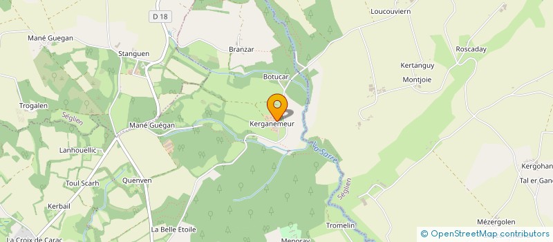 localisation de l'entreprise MONSIEUR PASCAL LE GUICHER à LOCMALO