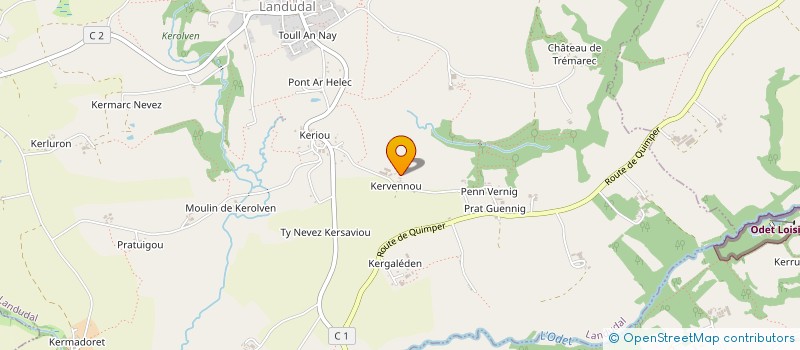 localisation de l'entreprise MONSIEUR PASCAL LE MAO  BRIEC