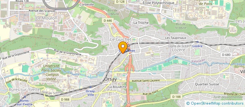 localisation de l'entreprise MONSIEUR PASCAL LE MASSON à ORSAY