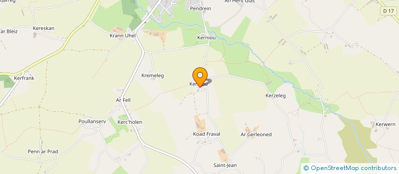 localisation de l'entreprise MONSIEUR PASCAL LE MOAL  SPEZET