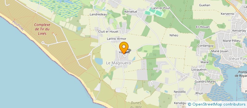 localisation de l'entreprise MONSIEUR PASCAL LE PABOUL à PLOUHINEC