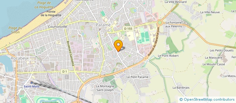 localisation de l'entreprise MONSIEUR PASCAL LE PAGE  SAINT-MALO