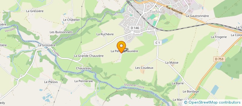 localisation de l'entreprise MONSIEUR PASCAL LE POURHIET à SEVREMOINE